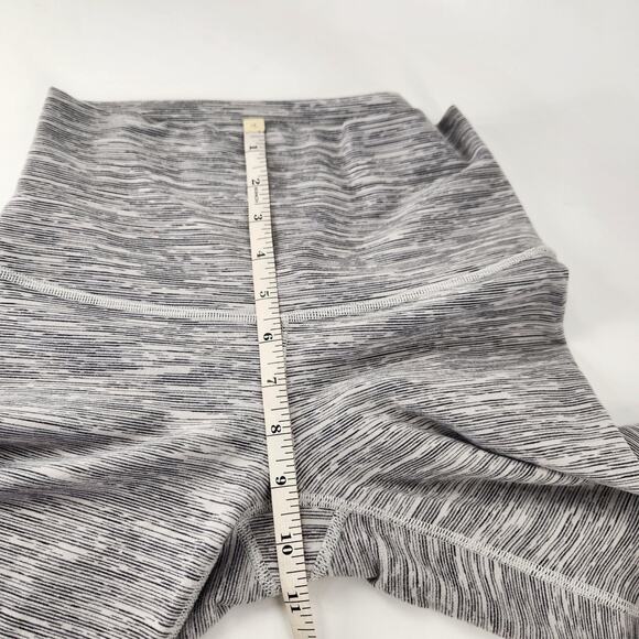 Lululemon Wonder Under Cropped High Rise Leggings Womens 4 Gray 21" Inseam Gym - Picture 7 of 9